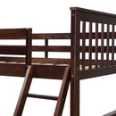Bunk Bed With Ladder, And Safety Guard Rails