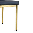 Luxury Simple Chair With Metal Gold Leg