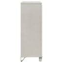 Olivia - 5-Drawer Bedroom Chest Of Drawers - Pearl White