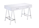 Coleen - High Gloss Writing Desk With USB