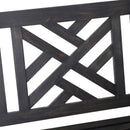 Alejandro - Acacia Wood Porch Swing With Slat Panel Seating