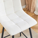 Bar Chair Set Comfortable With Metal Legs And Ergonomic Design