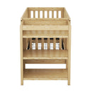 Convertible Crib/Full Size Bed with Changing Table, Natural