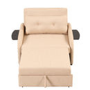 Versatile Pull Out Sofa Sleeper 3 In 1 With Wing Table & USB Charge, Compact Design