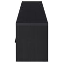 Murray - 70" 2-Door TV Stand Media Console - Black