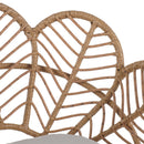 Kirk - Outdoor Patio 7 Pieces Chat Set With Wicker Chairs Cushions & Table - Beige / Light Brown / Teak