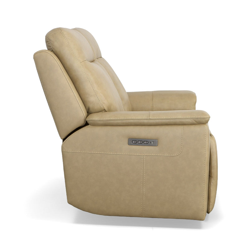 Odell - Power Reclining Loveseat With Power Headrests & Lumbar - Stone