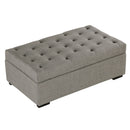 Convertible Folding Sofa Bed Ottoman With Memory Mattress And Tufted Design