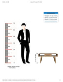 Curved Coffee Table - Oak