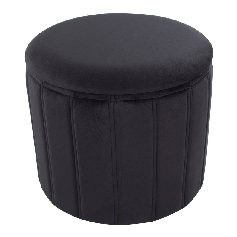 Lindsey - Contemporary / Glam Folding Storage Ottoman