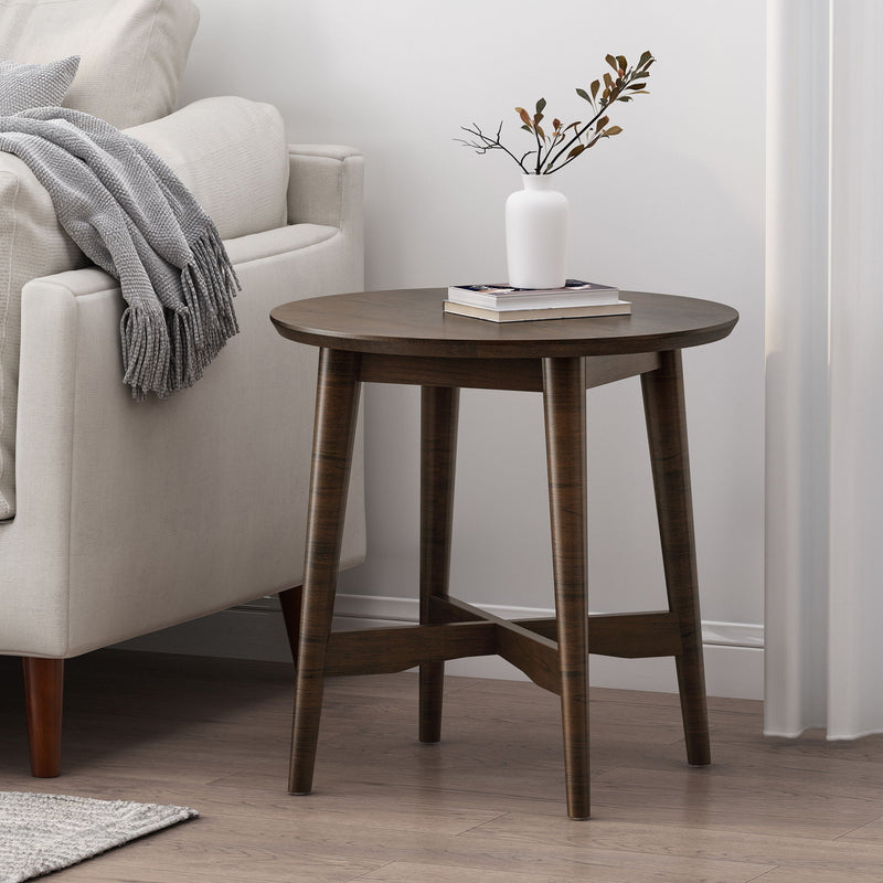 Mid Century Modern End Table - Brown