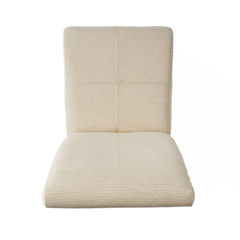 Upholstered Dining Chairs, Modern Fabric Dining Room Chair (Set of 2) - Beige