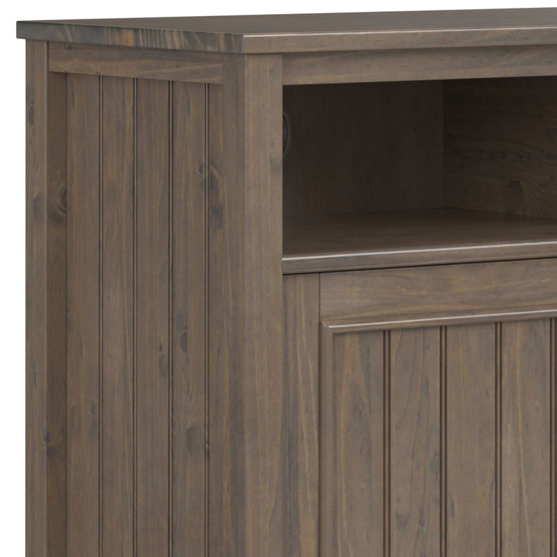 Lev - Medium Storage Cabinet - Smoky Brown