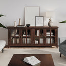 Artisan - Handcrafted Wide 4 Door Storage Cabinet