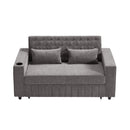 Pull-Out Sofa Bed Convertible Couch With Adjustable Backrest For Living Room