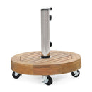 Ralph - Round Umbrella Base - Teak
