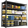 Tall Metal Shelves With Removable Dividers Are High Capacity And Load Bearing For Garages, Kitchens And Offices