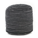 River - Handcrafted Cylindrical Pouf Water Resistant Fabric