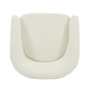 Modern Swivel Accent Chair With Ergonomic Barrel Design