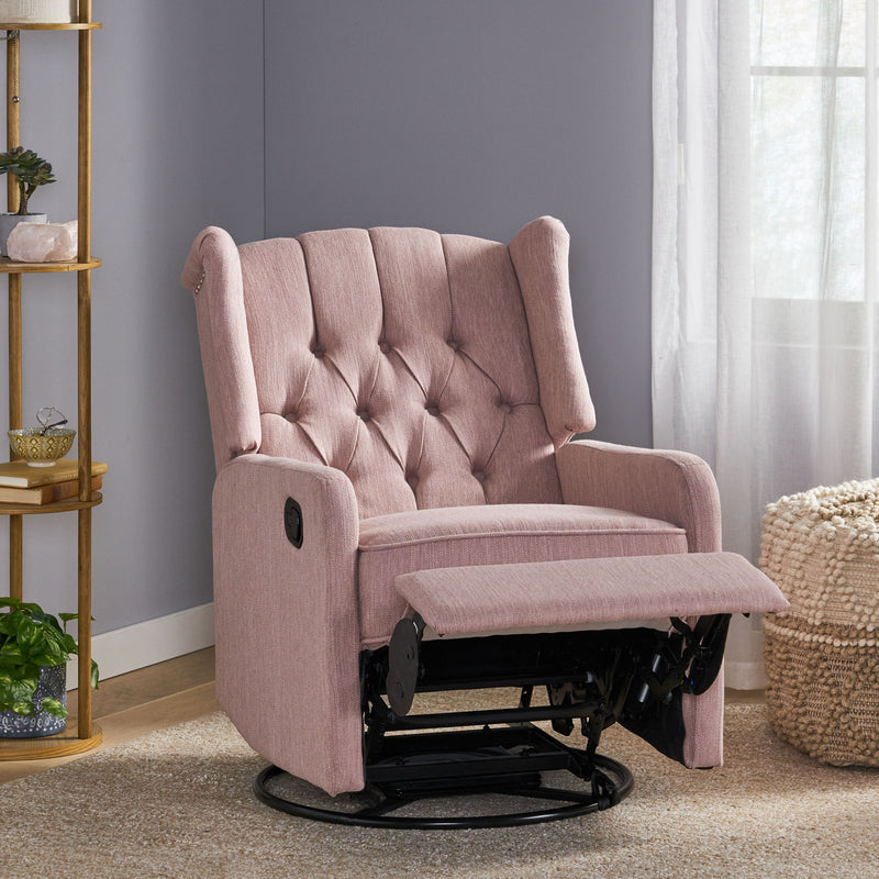 Classic Design, Manual Recliner Chair With 360 Degree Swivel