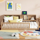 Floor Bed With Storage Cabinets And USB Ports