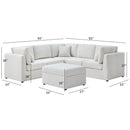 Chauncy - Sectional With Storage Ottoman