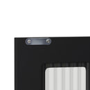 3 Door Wall Cabinet With Glass Door And Towel Bar