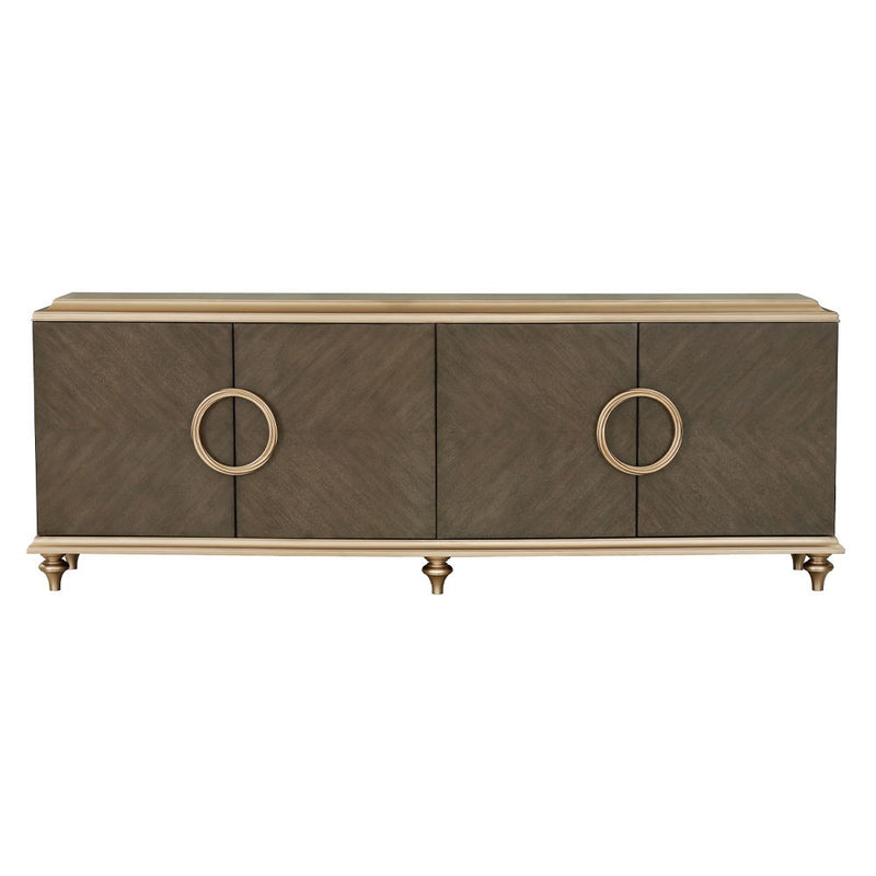 Console Cabinet - Light Brown