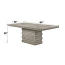 Faustine - Dining Table - Salvaged Light Oak