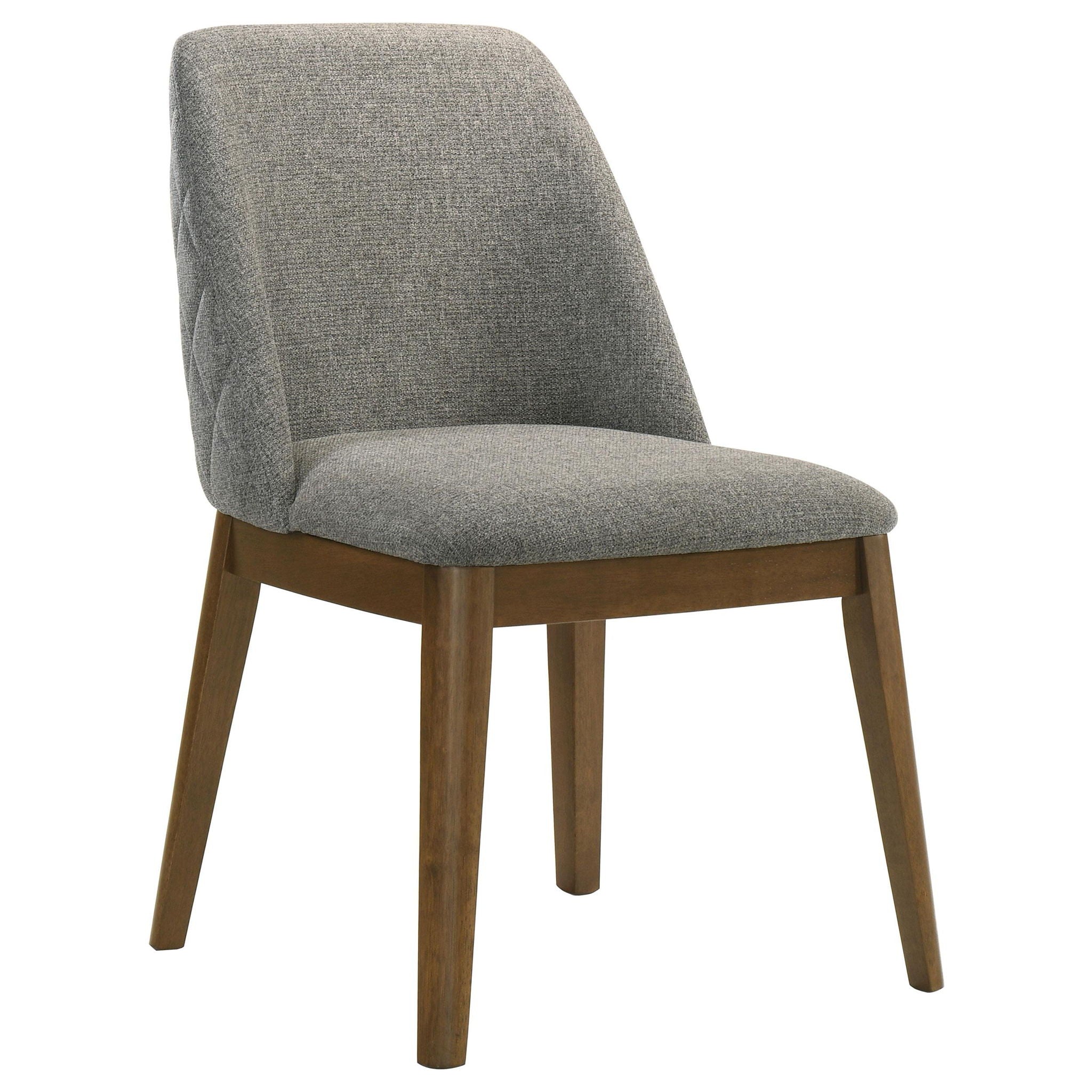 Franklin Upholstered Dining Side Chair Grey (Set of 2)