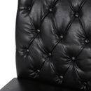 Broxton - Tuft Dining Rolltop Chairs With Button Tufted Backrest (Set of 2)