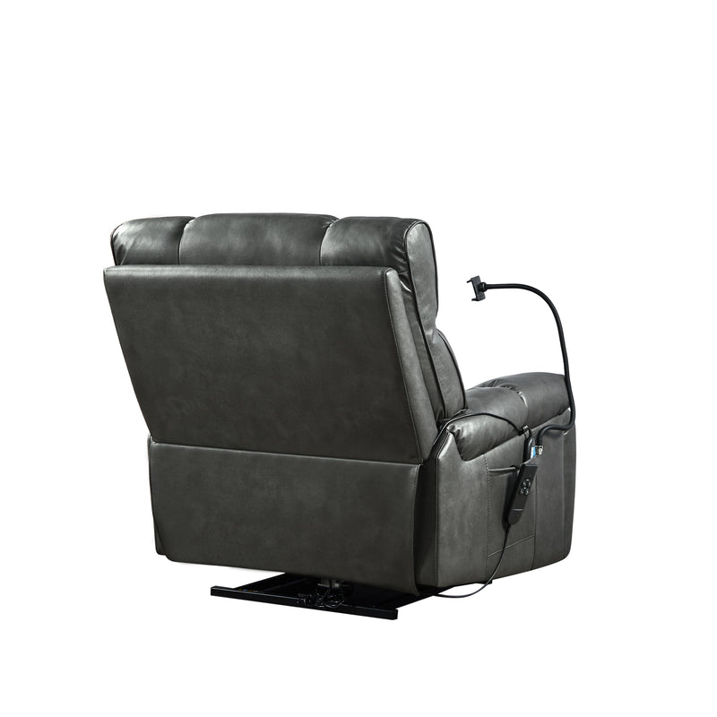 Recliner Chair With Phone Holder, Electric Power Lift Recliner Chair With 2 Motors Massage And Heat For Elderly, 3 Positions, 2 Side Pockets, Cup Holders