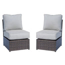 Modern Wicker Outdoor Seating Set With Cushions
