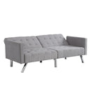 Futon Sofa Bed Convertible Folding Lounge Couch, Armrests