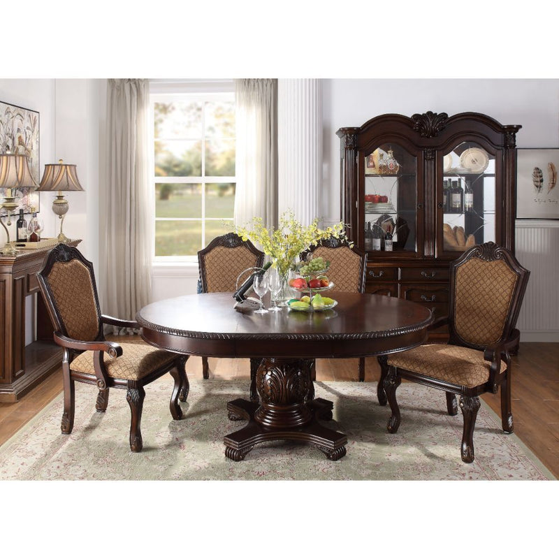 Chateau De Ville - Side Chair (Set of 2) - Fabric & Espresso