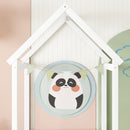 House-Shaped Roof Headboard Floor Bed, (Without Slats)