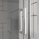 Bifold Frameless Shower Door With Tempered Clear Glass