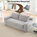 Convertible Loveseat Sofa Bed With Memory Foam & Steel Frame