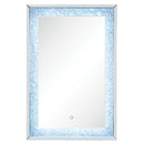 Noralie - 47" Accent Mirror With LED - Mirrored & Faux Diamonds