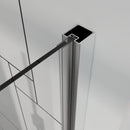 Frameless Bi Fold Shower Doors 30" W X 72" H - Chrome