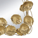 Full Length Mirror With en Leaf Accents, Floor Miiror For Living Room Bedroom - Gold