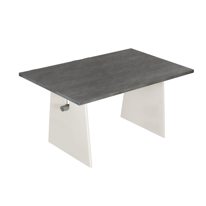 7 Piece Dining Table Set With Trestle Dining Table And 6 Upholstered Dining Chairs