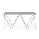 Modern Glam Marble Coffee Table With Gold Base - Green