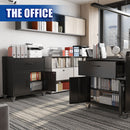 Rolling Metal Tool Storage Cabinet, Lockable Garage Storage Cabinet, Locking Metal Storage Cabinet With Wheels, Rolling Tool Chest, Assembly Required - Black