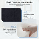 Textured Fabric Ottoman Bench With Hinged Lid