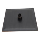 16" Square Rainfall Shower Head Fixed Wall Mount With Full Body Coverage & Self Cleaning Silicone Nozzles