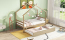 House-Shaped Bed With Trundle