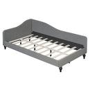 Modern L Shaped Linen Daybed With Legs