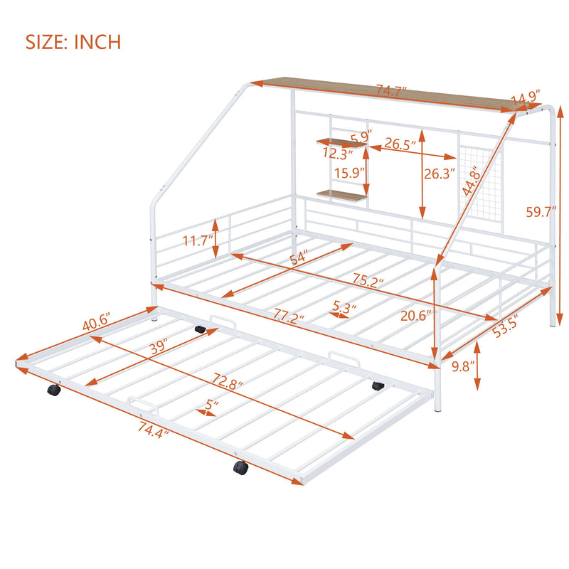 Playhouse Design Bed With Trundle