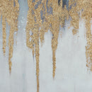 Modern Oil Painting, Square Framed Wall Art For Living Room Dining Room Office - Multicolor